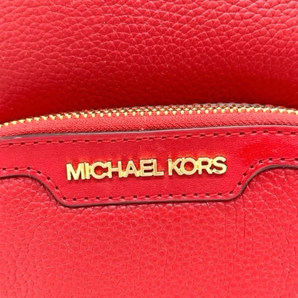 Michael Kors Medium Jaycee Backpack Red